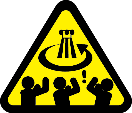 ピクトグラム ー逆進注意